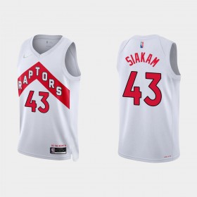 Dres Toronto Raptors Pascal Siakam 43 Nike 2021-22 Association Edition 75th Anniversary Diamond Swingman